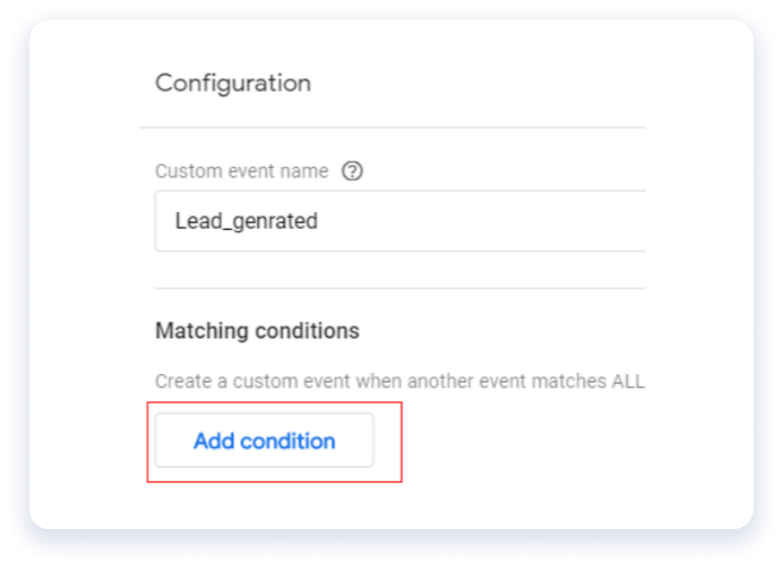 Add condition