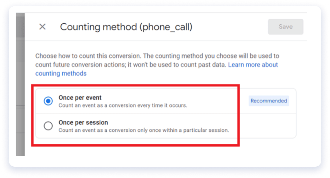 Counting method