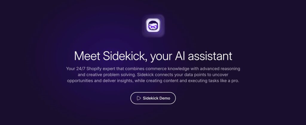 Shopify sidekick