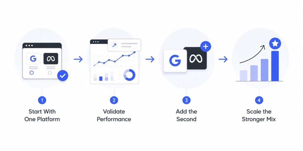 Google Ads and Meta Ads Together
