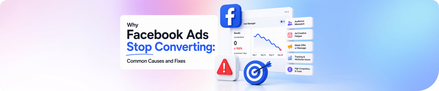Why Facebook Ads Stop Converting: 10 Common Causes and Fixes