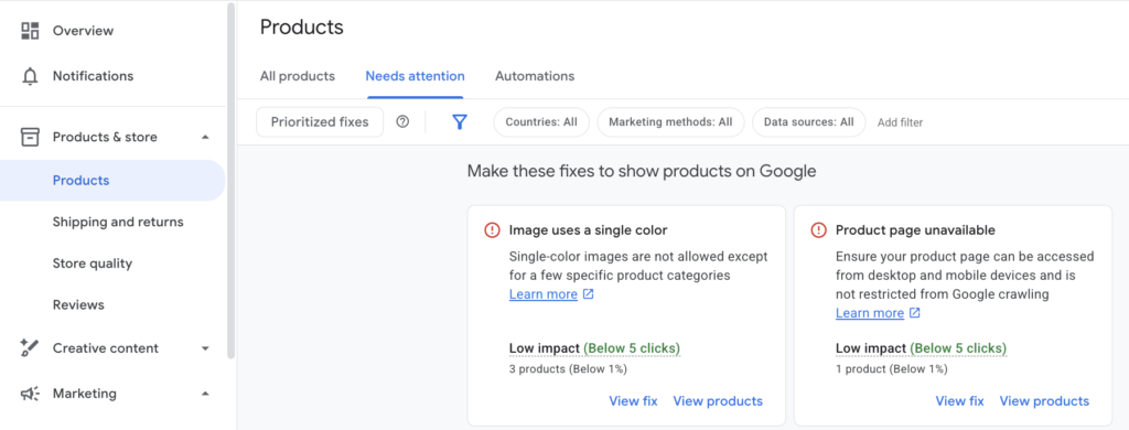 Audit Your Google Shopping Feed